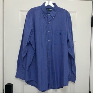 Polo by Ralph Lauren‎ Blue Casual Button Down Shirt Relaxed Fit